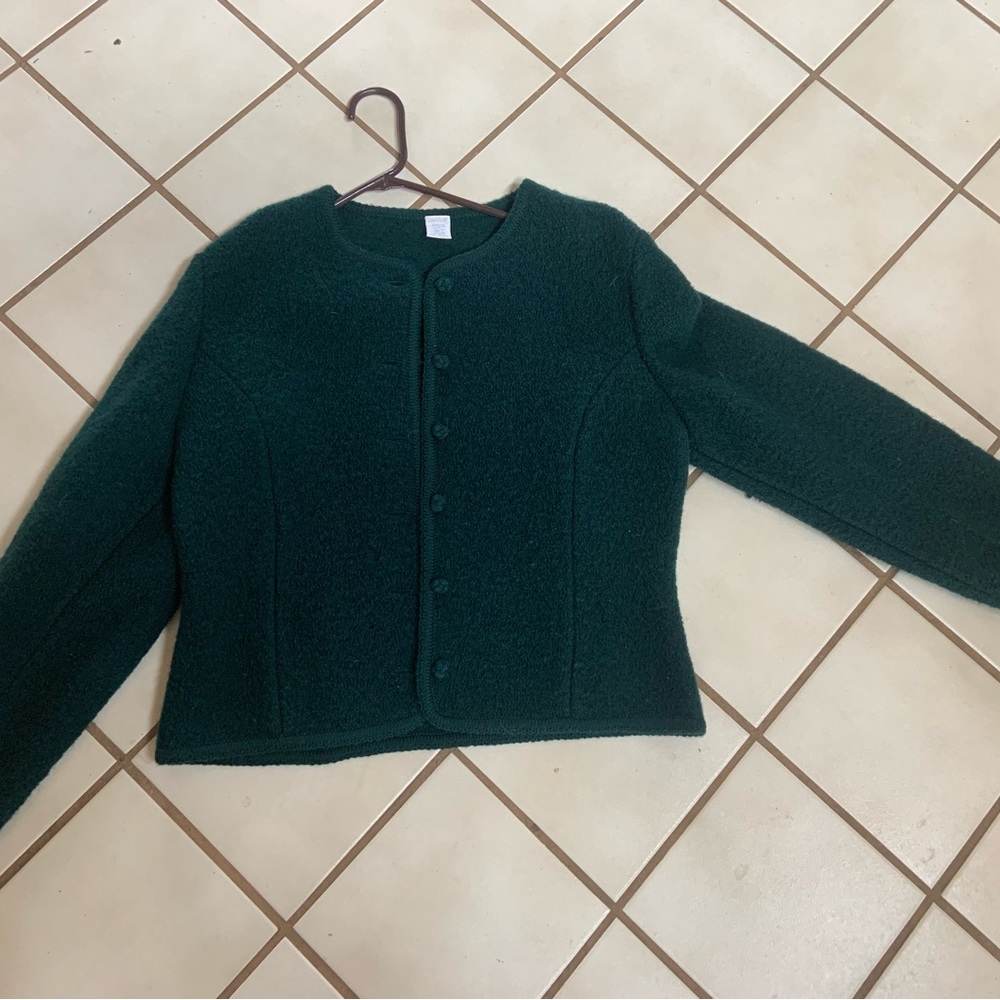 Boiled wool jacket